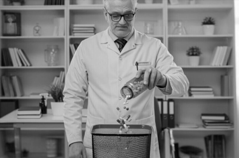 shutterstock_2642428913_edited-scaled Een dokter is pillen aan het 'brouwen' in plaats van de werking serieus te onderzoeken.